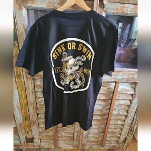 Relentless Betrayal Black T-shirt SINK OR SWIM Size Med
